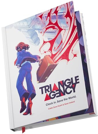 Modiphius Entertainment: Triangle Agency: The Tabletop Role-Playing Game - Core Rulebook - Hardcover, RPG Paranormal Investigation & Corporate Horror