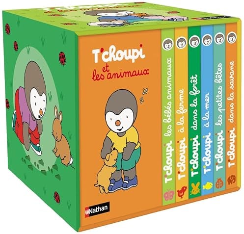 T'choupi et les animaux - ma petite bibliothèque de 6 livres - Dès 2 ans
