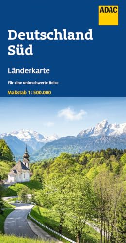 ADAC Länderkarte Deutschland Süd 1:500.000
