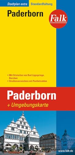 Falk Stadtplan Extra Standardfaltung Paderborn