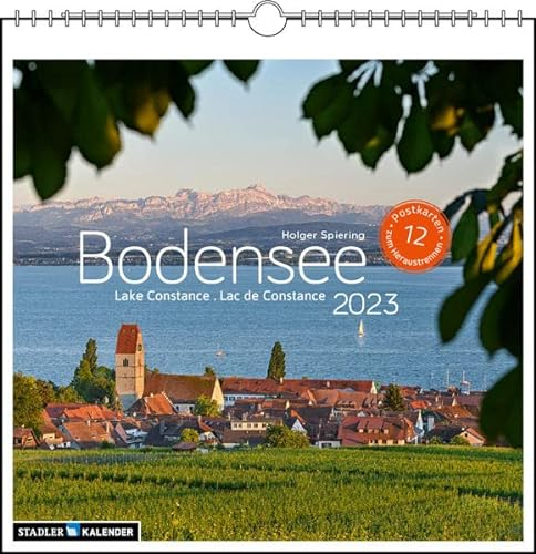 Bodensee 2023: Postkarten-Tischkalender