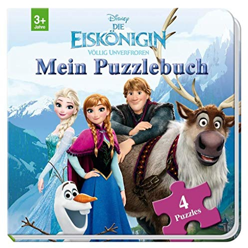 Disney Die Eiskönigin: Mein Puzzlebuch: Mit 4 Puzzles zu je 12 Teilen: Mit 4 Puzzlebilder à 12 Teilen