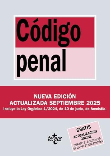 Código Penal: Ley Orgánica 10/1995, de 23 de noviembre (Derecho - Biblioteca de Textos Legales)