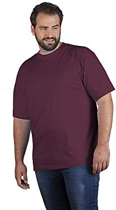 Premium T-Shirt Plus Size Herren, Burgund, 4XL