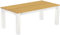 Esstisch Rio Classico 200x100 cm Eiche hell Weiß Holz Pinie Massivholz Esszimmertisch Echtholz ausziehbar vorgerichtet für Ansteckplatten Brasilmöbel