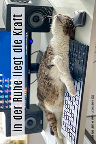 In der Ruhe liegt die Kraft - Katzenkalender 2020: Lustiger Terminplaner 2020 mit Katze | 15,24 X 22,86 cm | 52 Wochen |