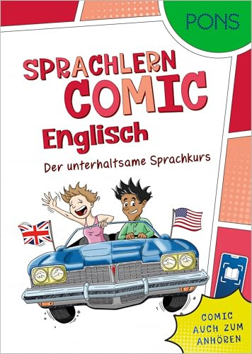 PONS Sprachlern-Comic Englisch: Der unterhaltsame Sprachkurs - mit Hörbuch in der Scan2Learn-App