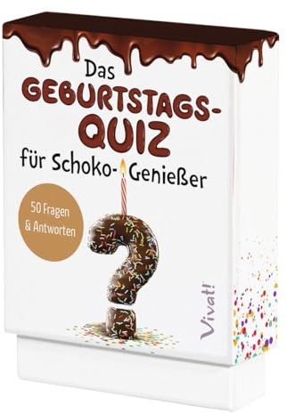 Das Geburtstagsquiz für Schoko-Genießer: 50 Fragen & Antworten