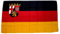 Fahne Stockflagge Rheinland-Pfalz NEU 30 x 45cm Flagge