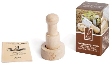Esschert Design 3 Stück Papiertopf-Presse, Blumentopfpresse, formt Blumentöpfe mit ca. 4,3 cm Ø aus Papier