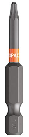 SPAX BIT T-STAR Plus T10, Länge: 50 Mm, 5 Stück In Der Dose, 5000009193109