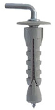 Fischer, Tasselli a espansione SBN 9/8 con gancio corto (200 Pezzi), Universali per Il Fissaggio di Lampade, Specchi, Accessori su Lastre in Cartongesso e Pannelli in Legno