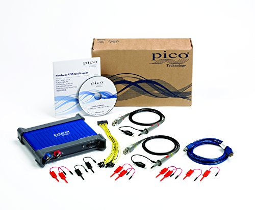 Pico Technology PicoScope 3205D Oszilloskop 2 Kanal MSO Mischsignalsysteme 100 MHz USB Digitaloszilloskop inkl. 2 Kanäle, Tastköpfen und PS7 Software für Windows, Mac, Linux