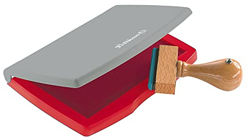Pelikan Stempelkissen 2E Kunststoff-Geh„use, getr„nkt, 110 x 70 mm, rot