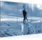 Runa Art Afrique Femme Peinture Tableau Salon XXL Bleu Le Coucher Du Soleil Eau 120 x 80 cm 3 Parties Decoration Murale 002431b