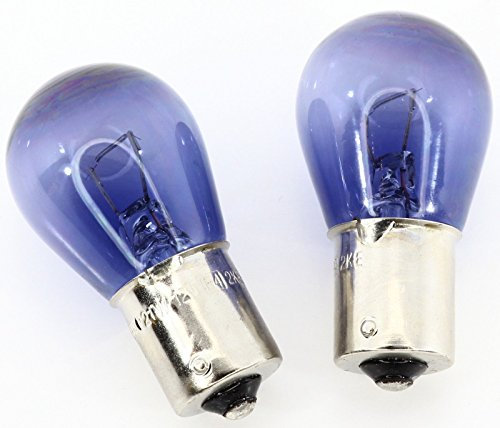 Unbekannt 2 x BA15S Lampe 12V blau 21 Watt Glühbirne weißes Licht ähnlich wie Xenon