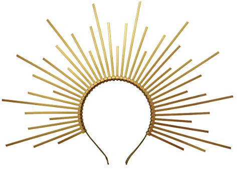 GRACEART Sunburst Halo Crown Stirnband Damen Haarreif Party Kostüm Accessoires (C)