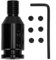 Suuonee Schaltknauf Adapter, Universal-Schaltknauf Adapter für gewinde freie Schalthebel 12x1,25(Black)