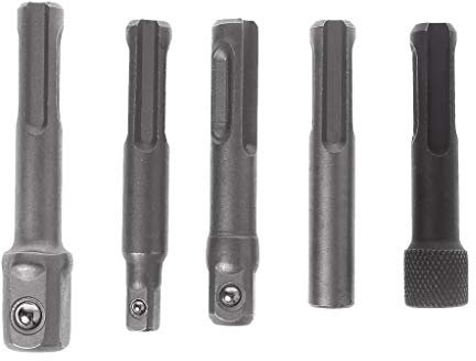 5 Stücke SDS Plus 1/4 Innensechskant Treiber Hammer Bohrer Chuck Adapter Bar Kit Set