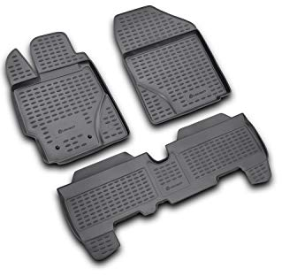 Element Passgenaue Fussmatten für Toyota Yaris II, 2005-2012, 3tlg, Schwarz
