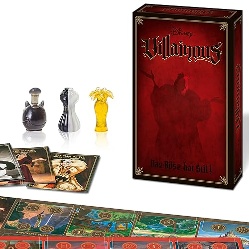 Ravensburger 26958 - Disney Villainous - Das Böse hat Stil, 3 Erweiterung von Villainous ab 10 Jahren für 2-3 Spieler