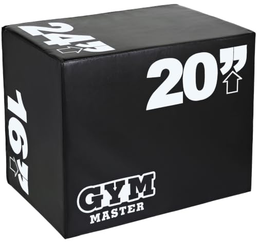GYM MASTER High Density Foam Plyo Jump Boxes