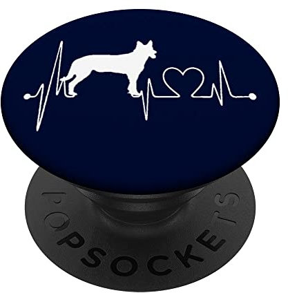 Carolina Dog My Heartbeat Électrocardiographie Chiens Mon cardio PopSockets PopGrip Interchangeable