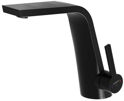 Steinberg Serie 260 Waschtischarmatur, ohne Ablaufgarnitur, Ausladung 158mm, 26010101S, Farbe: Matt Black