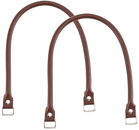 PH PandaHall 2 Stück Braunes Rindsleder Geldbörsenriemen 60cm Leder Handtaschenriemen Ersatz Schultergurte Mit Platin Verschluss Für Handtaschen Geldbörsen Aktentaschen Clutch Ersatz
