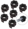 GERUI 6pcs Hantelverschlüsse Hantel Verschluss,Hantel Verschluss Schnellverschluss Hantelstange Klammer Hantel Sicherung für Workout Gewichtheben Training Fitness Zubehör (3.0CM)