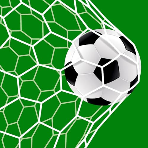 20 Servietten Kindermotive Fußball Treffer als Tischdeko. Papierservietten mit Motiv. Auch für Decoupage und Serviettentechnik 33x33cm