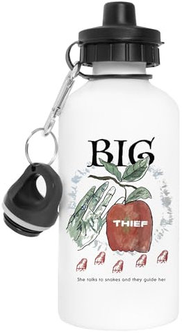 Suzetee Big Thief Botella De Agua De Acero Inoxidable Con Matraz Reutilizable Blanco