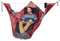 Hammock Tent Portable Triangle Hammock Anti-Mosquito Sunshade Tear-Proof Camping Hammock (One Person)(Color:red,Size:one size)