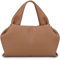 ARNTY Handtasche Damen, Damen-Schultertaschen aus PU-Leder, Elegante Damen-Henkeltaschen, Stilvolle Crossbody Bag, Dumpling Hobo Bag Damen, mit Abnehmbarem Schultergurt(Brown)
