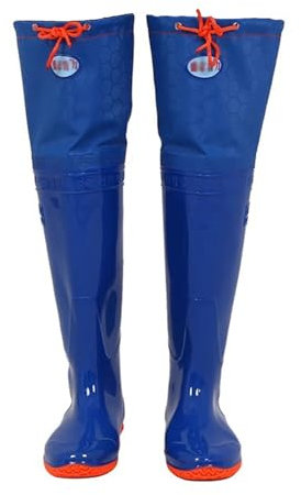 Stivali da Pesca Stivali da Pesca Impermeabili Alti Fino al Ginocchio per Uomo, Stivali da Pesca Leggeri per Esterni con Suola Antiscivolo per Agricoltura/Caccia(43 EU)