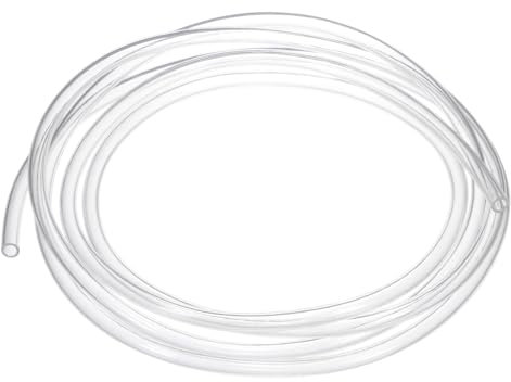 M METERXITY Tubing Carburetor Fuel Vent Line, 4mm(0.16) ID 6mm(0.24) OD 1.5m(5') Long Polyurethane Gas Oil Tube for ATV/Go Kart/Dirt Bike, Universal Petrol Pipe Replacement [Clear]