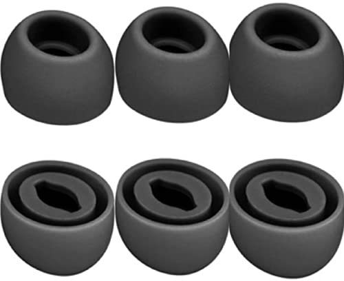 3 Paar Silikon-Ohrstöpsel für Samsung Galaxy Buds Pro,Upgraded 3 Größe Anti-Rutsch-Ohrstöpsel Ersatz mit Staubschutznetz für Galaxy Buds Pro,SM-R190 Ohrstöpsel passen in Ladekoffer (schwarz)