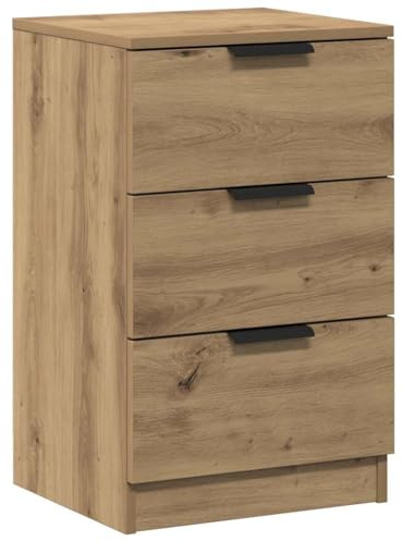 vidaXL Nachttisch Artisan-Eiche 40x36x65 cm Holzwerkstoff
