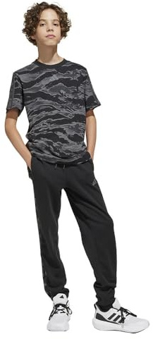 adidas Seasonal Essentials Camo Joggers Kids, Cotton, Black