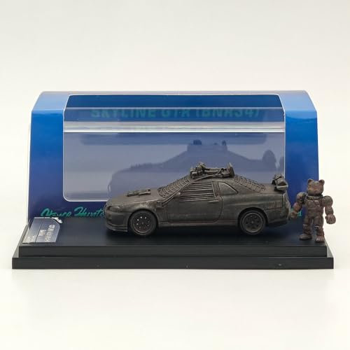 Stance Hunters SH 1:64 Skyline GTR R34 Mad Max Figur Sport Druckguss Modelle Auto Limited Collection Auto Spielzeug Geschenk Schwarz