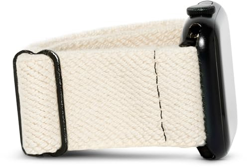 Braxley Armbänder aus Bio-Baumwolle für Damen und Herren, kompatibel mit allen Apple-Watch-Größen und Serien – waschbar, schweißabsorbierend, atmungsaktiv, elastische Smartwatch-Armbänder