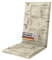 Gardissimo Hochlehner 8613 hellgrau mit Schrift, Gartenstuhlauflagen 120 x 50 x 8 cm Auflage Polsterauflage UV-Lichtecht Stuhlauflage Sitzauflage