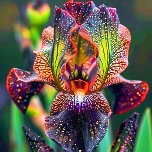 Rare Plants iris Plant iris Bulbs UK Easy to Grow(Wedding Flowers,Plant Bulbs)-6bulbs-b