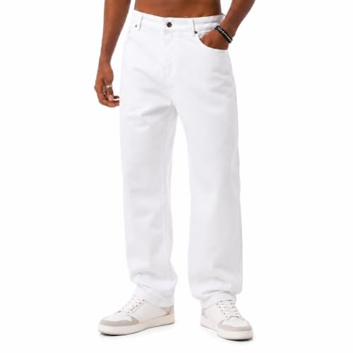 Jeanshose – Gerade geschnittene Denim Hose mit 5-Pocket-Style – Klassische Straight Fit Jeans für Freizeit & Streetwear