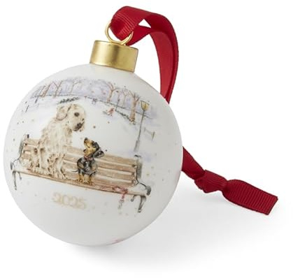 Royal Worcester Wrendale Designs Winter Walks Keramikkugel limitierte Auflage 2025