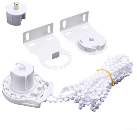 Umfassendes Rollo-Zubehör-Set mit Perlenkette und Halterung, geeignet für 38-mm-Schienen