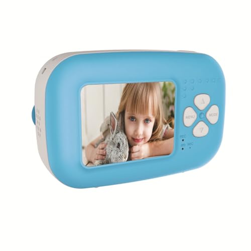 Caméra MP3 à écran HD de 2,0, capture et impression instantanées avec enregistrement vidéo et lecture de musique, prend en charge jusqu'à 128 Go de stockage en rose