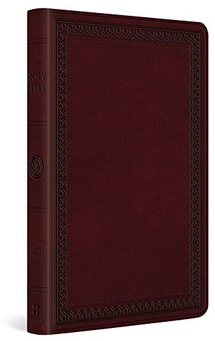 ESV Large Print Value Thinline Bible (TruTone, Mahogany, Border Design): English Standard Version, TruTone, Mahogany, Border