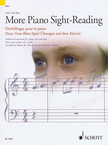 Neue Vom-Blatt-Spiel-Übungen auf dem Klavier 1: Zusätzliche Stücke für Klavier zu zwei und vier Händen. Band 1. Klavier (2- und 4-händig). (Schott Sight-Reading Series, Band 1)