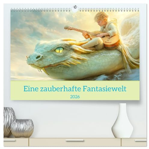 Eine zauberhafte Fantasiewelt (hochwertiger Premium Wandkalender 2026 DIN A2 quer), Kunstdruck in Hochglanz: Entdecke das Unmögliche (CALVENDO Kunst)